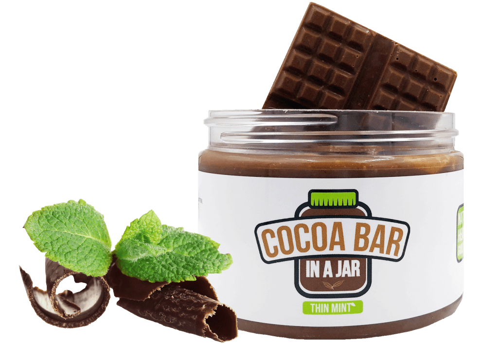 Healthy Chocolate - Thin Mint Cocoa Bar in a Jar