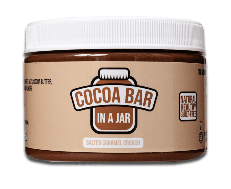 Cocoa Bar in a Jar Salted Caramel Crunch