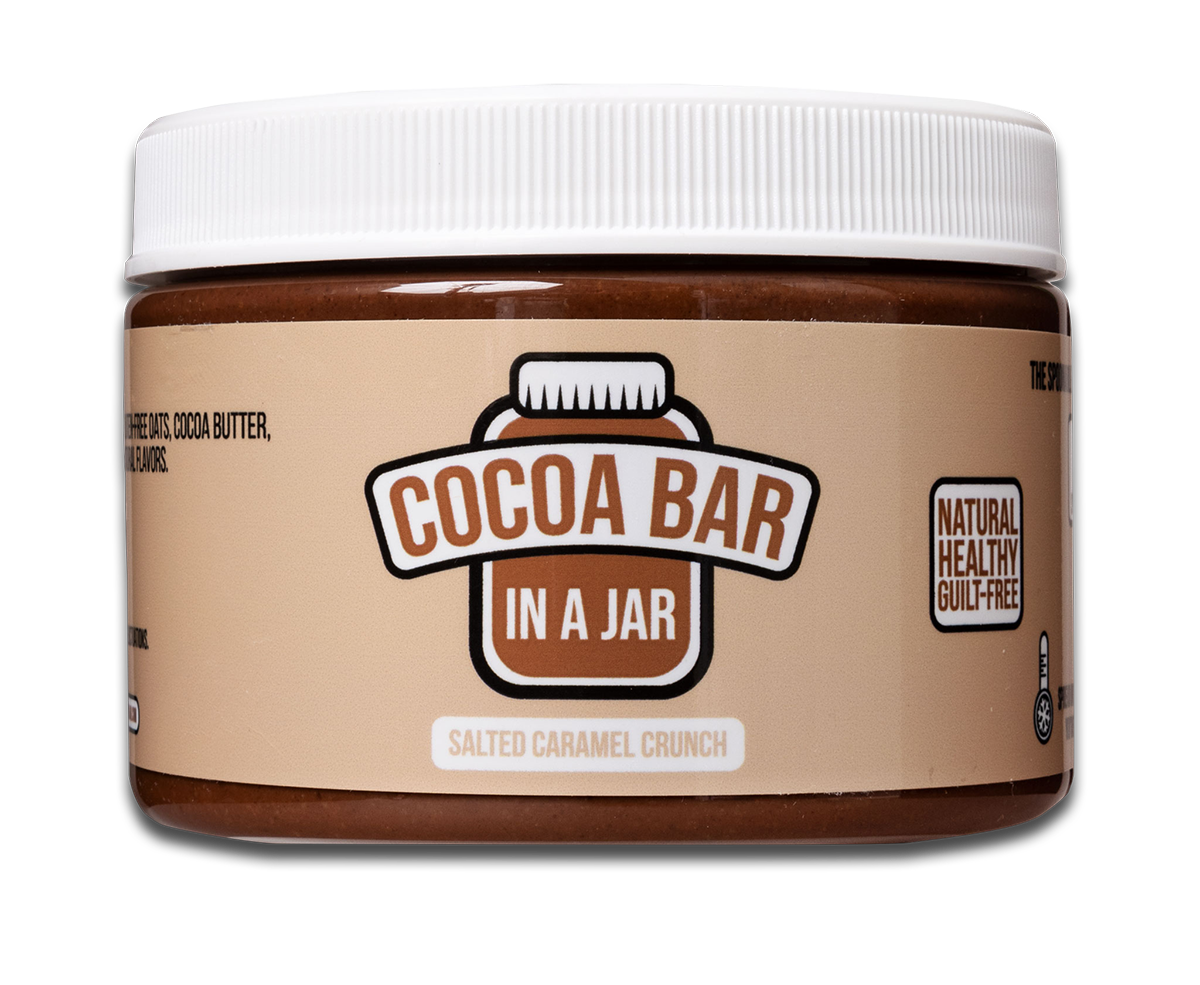 Cocoa Bar in a Jar Salted Caramel Crunch